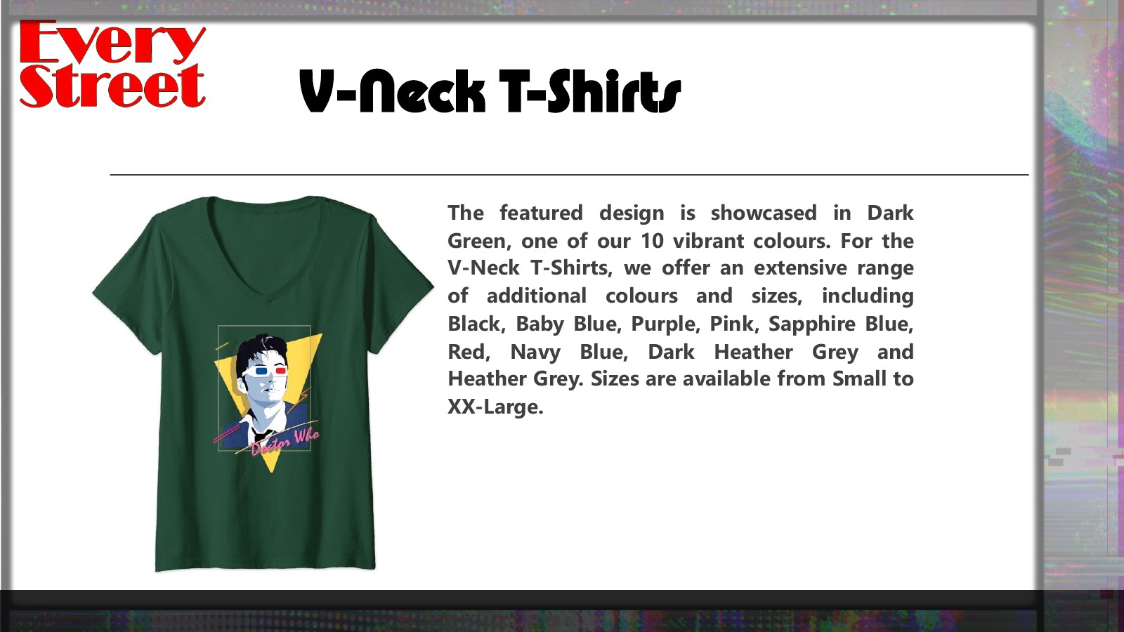 Slide 17: V-Neck T-Shirts