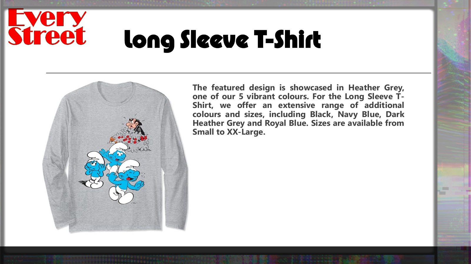 Slide 20: Long Sleeve T-Shirt