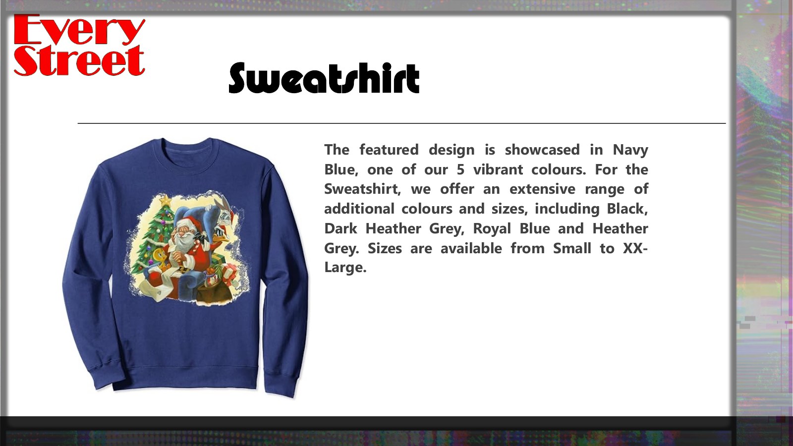 Slide 22: Sweatshirt