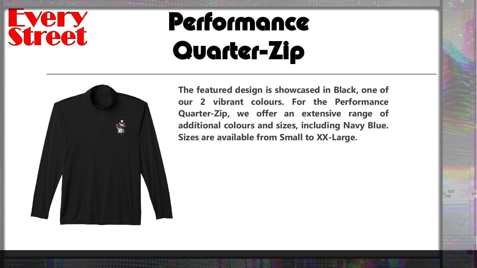 Slide 30: Performance Quarter-Zip