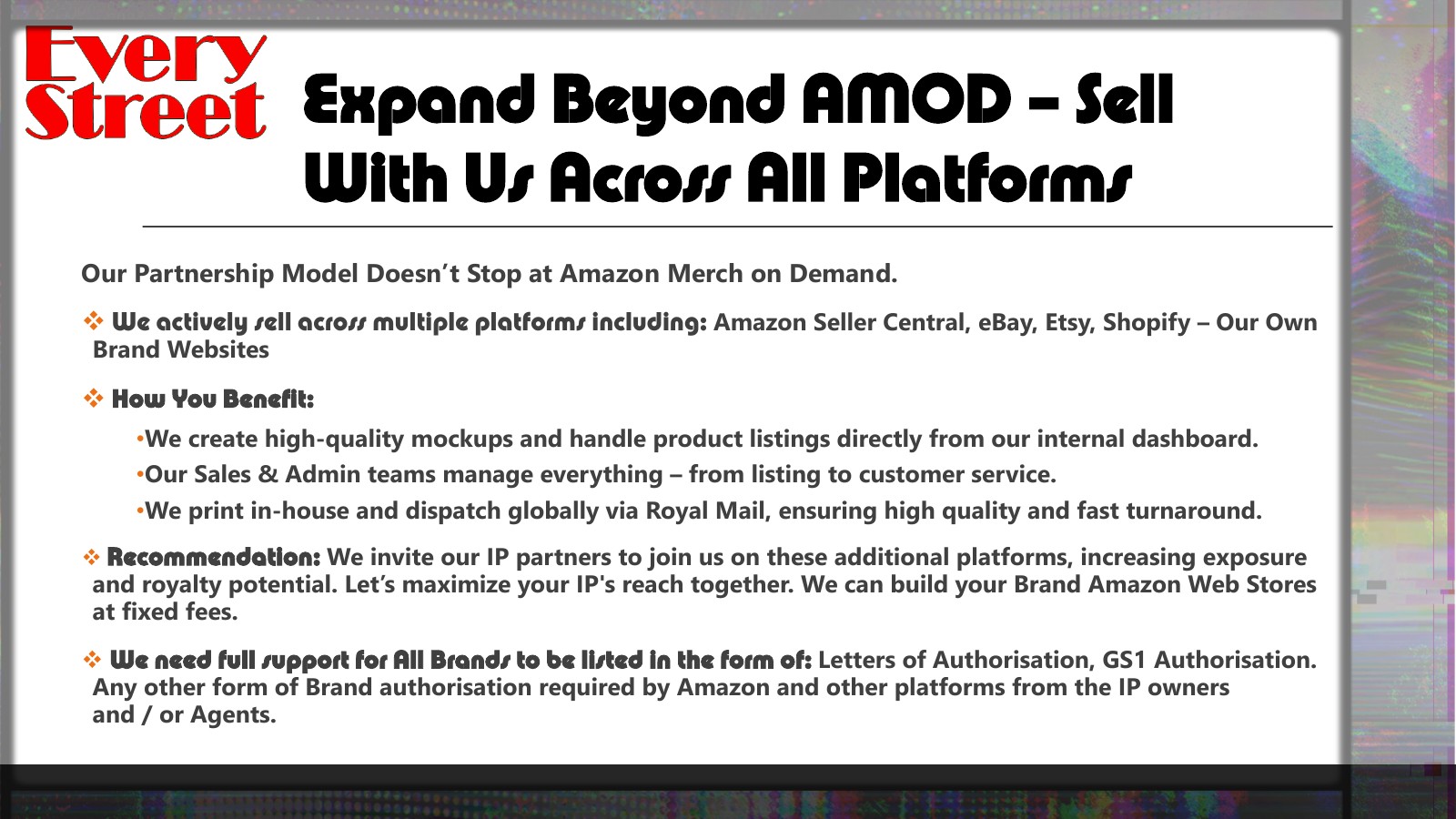 Slide 41: Expand Beyond AMOD